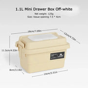 Portable Outdoor Tissue & Storage Box – 1.1L (3 colours available) by Habicare