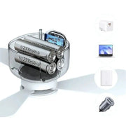 Portable Rechargeable Camping Ceiling Fan with Light & Remote by Habicare