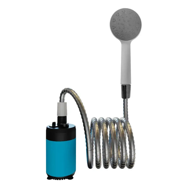 Portable Rechargeable Camping Shower (available in Black & Blue) by Habicare