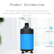 Portable Rechargeable Camping Shower (available in Black & Blue) by Habicare