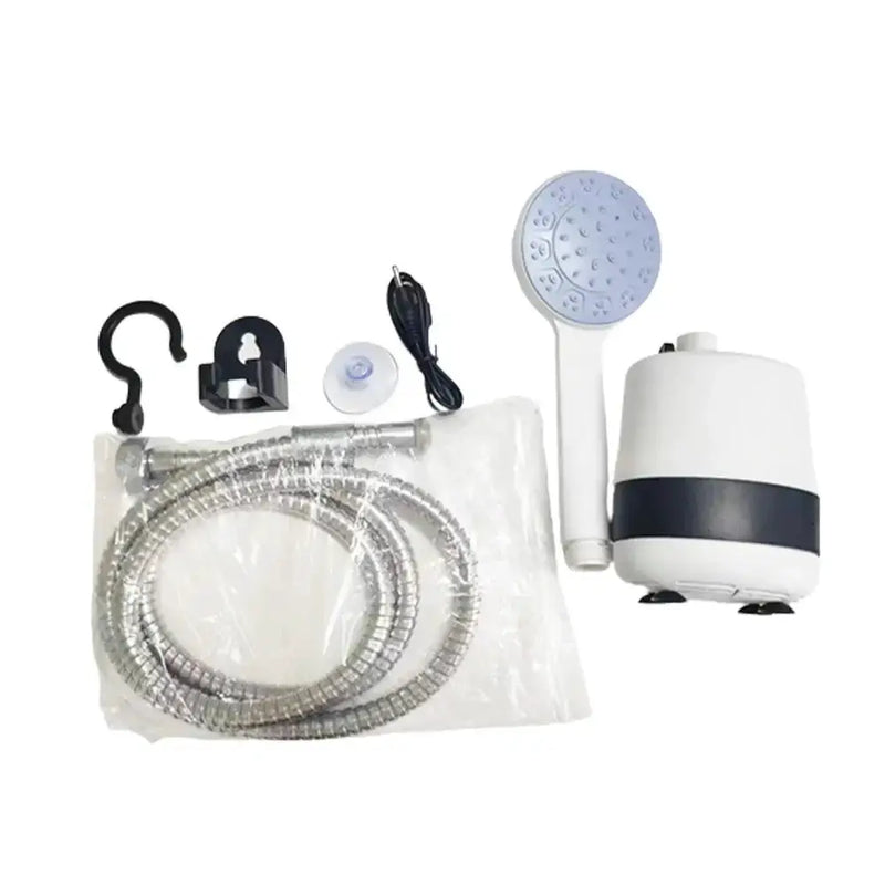 Portable Rechargeable Camping Shower (available in Black & Blue) by Habicare