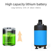 Portable Rechargeable Camping Shower (available in Black & Blue) by Habicare
