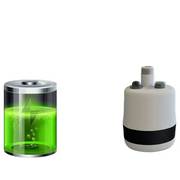 Portable Rechargeable Camping Shower (available in Black & Blue) by Habicare