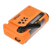 Portable Solar Hand Crank Radio with Power Bank & Flashlight by Habicare