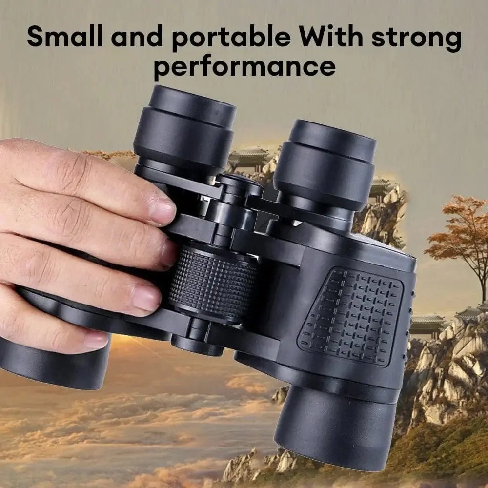 China China Standard Kit 80X80 HD High Power Binoculars Telescope 5000M Long Range Portable FMC Optical Binoculars for Hunting Camping Tourism