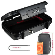 Portable Travel Safe Box – Waterproof Lockbox by Habicare