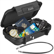 Portable Travel Safe Box – Waterproof Lockbox by Habicare