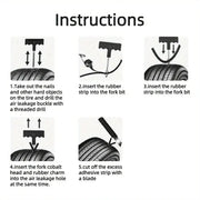 Portable Universal Tyre Emergency Repair Kit (4 types of set available) by Habicare
