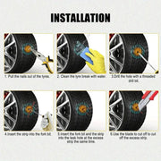 Portable Universal Tyre Emergency Repair Kit (4 types of set available) by Habicare