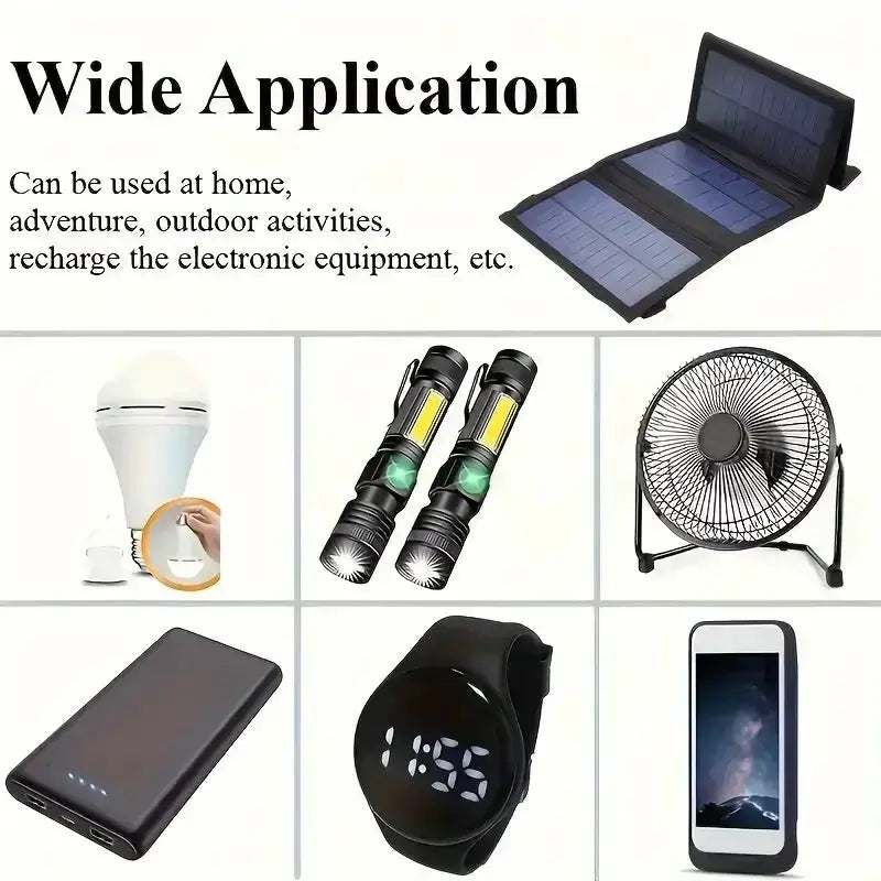 Portable USB Foldable Solar Panel by Habicare