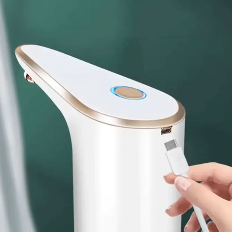 Portable USB Rechargeable Water Bottle Dispenser Pump by techplus