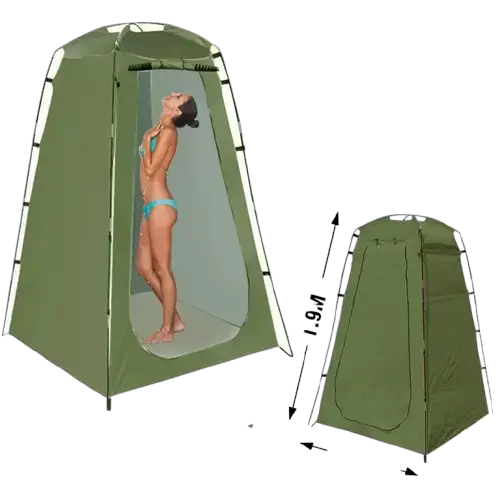 Portable Waterproof Shower & Changing Tent (available in Green & Orange)