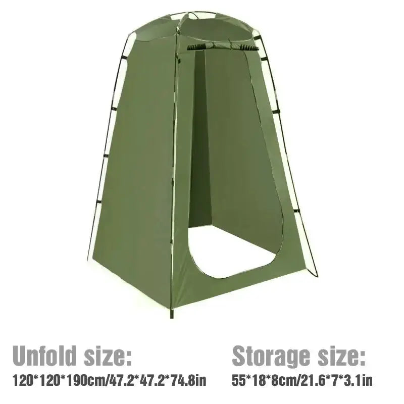 Portable Waterproof Shower & Changing Tent (available in Green & Orange) by Habicare