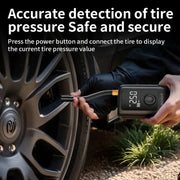 Portable Wireless Air Compressor For Tyre Inflation by Habicare