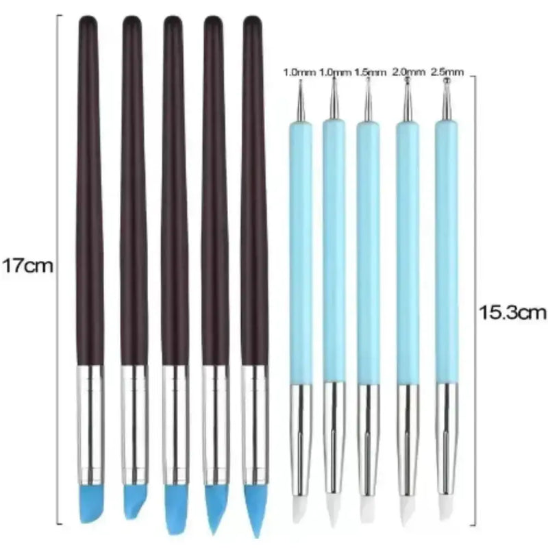 Pottery Tool Set – Clay, Ceramic, Wax Carving Kit by Habicare