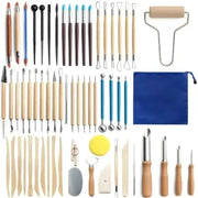 Pottery Tool Set – Clay, Ceramic, Wax Carving Kit by Habicare