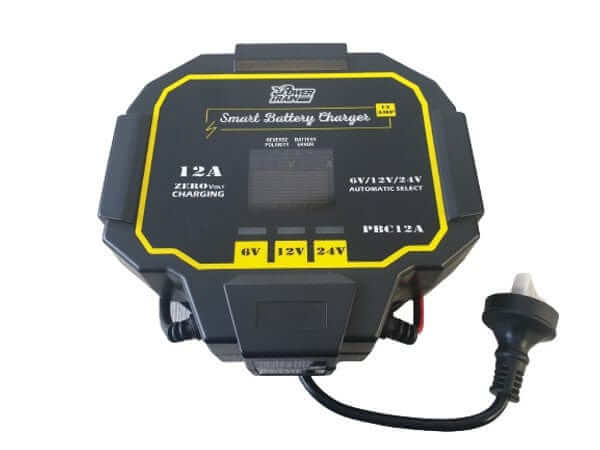 Power Train Battery Chargers Power Train 6/12/24V 12Amp/7 Stage Battery Charger