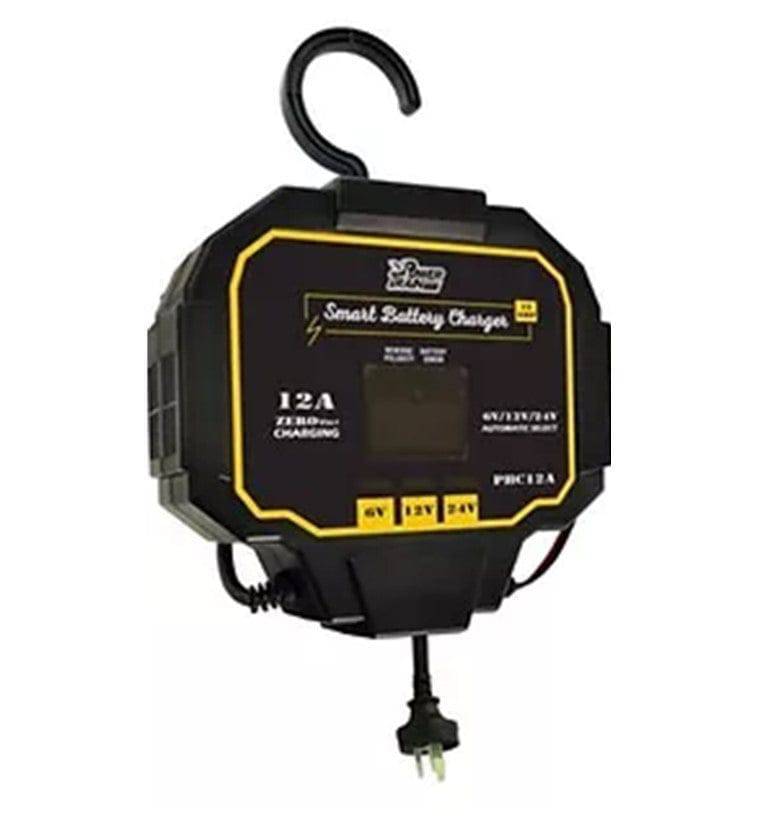 Power Train Battery Chargers Power Train 6/12/24V 12Amp/7 Stage Battery Charger
