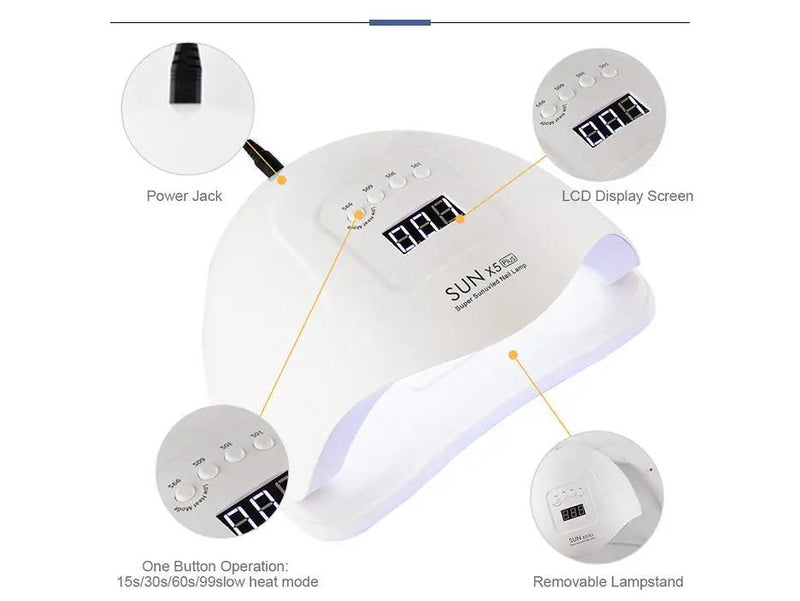 Powerful UV LED Nail Lamp Gel Nail Light UV Dryer Nail Dryers Nail Polish Epoxy Curing Light Lamps by Resin Art NZ