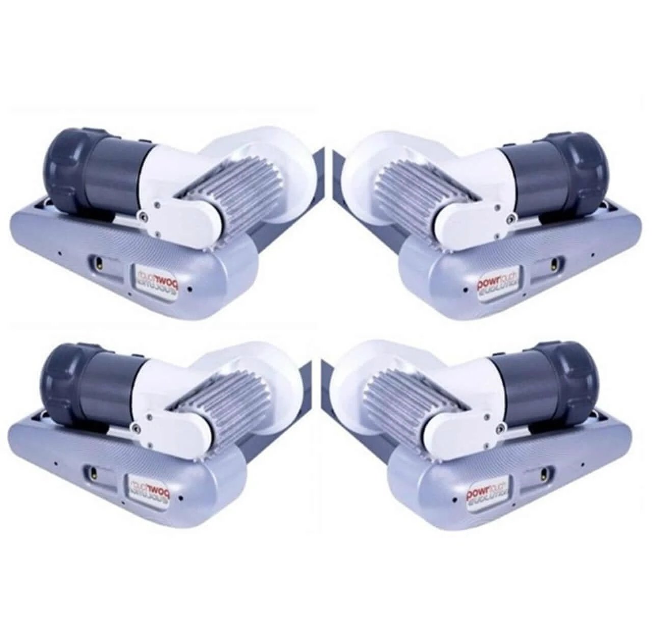 Powrtouch Twin Axle Caravan Mover (4 Motor Auto) - four-pole electric drive motors for caravan maneuverability