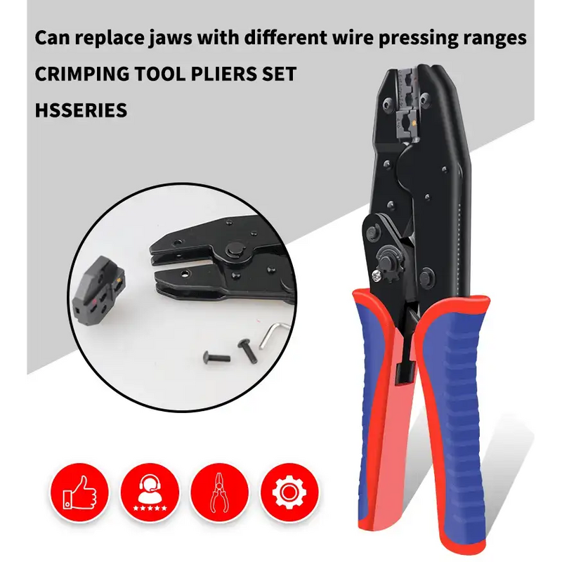 Pre-Insulated Terminal Crimping Pliers Kit (different models available) by Habicare
