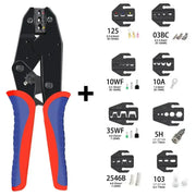 Pre-Insulated Terminal Crimping Pliers Kit (different models available) by Habicare