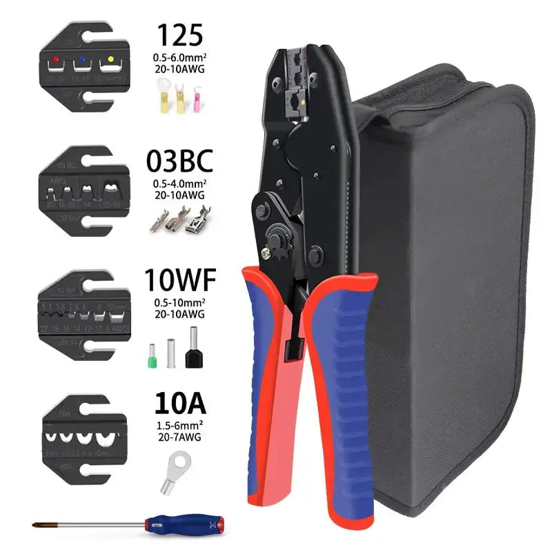 Pre-Insulated Terminal Crimping Pliers Kit (different models available) by Habicare
