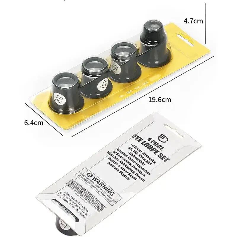 Precision Magnifying Glass Set (x4) by That Watch Shop