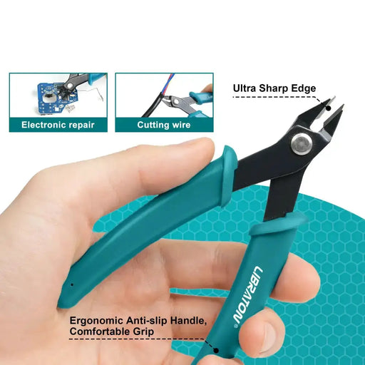 Precision Micro Wire Cutter & Side Cutting Pliers (available in 1pc and 2pcs) by Habicare