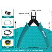 Precision Micro Wire Cutter & Side Cutting Pliers (available in 1pc and 2pcs) by Habicare