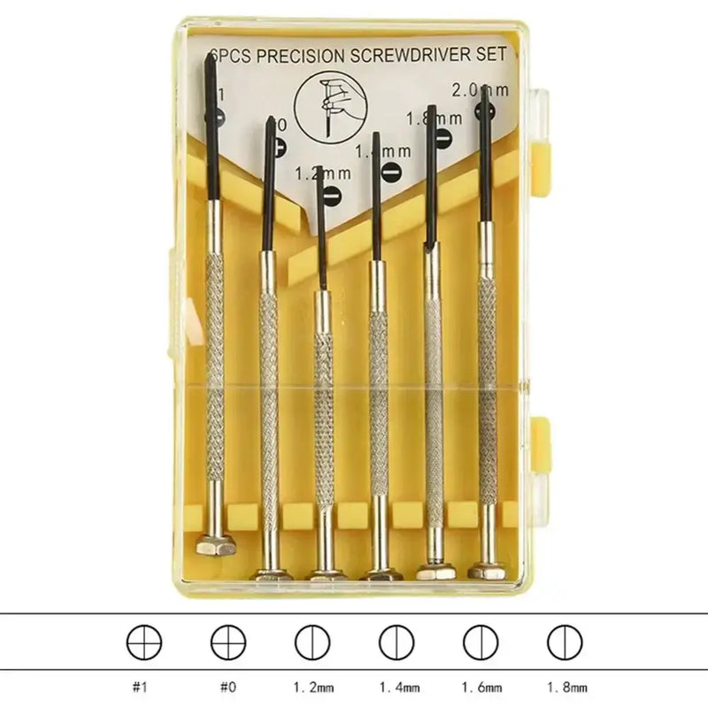 Precision Screwdriver Set (6Pcs) (2 types of sets available) by Habicare