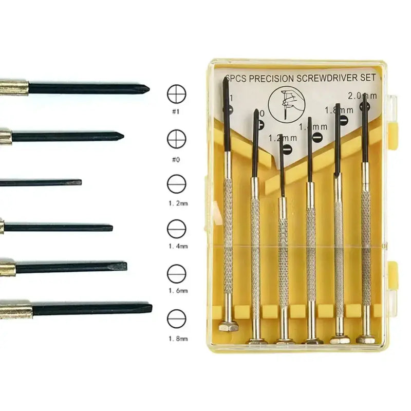 Precision Screwdriver Set (6Pcs) (2 types of sets available) by Habicare