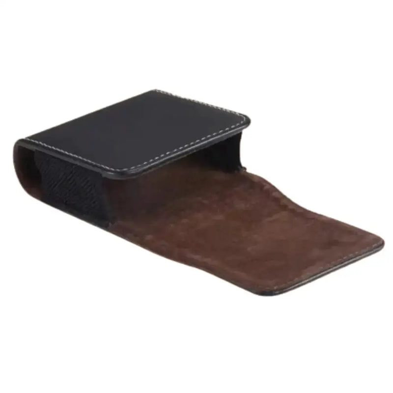Premium Leather Belt Clip Case (Black) by Habicare