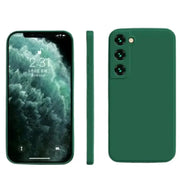 Premium Liquid Silicone Case for Samsung Galaxy A & S Series (Dark Green) by Habicare