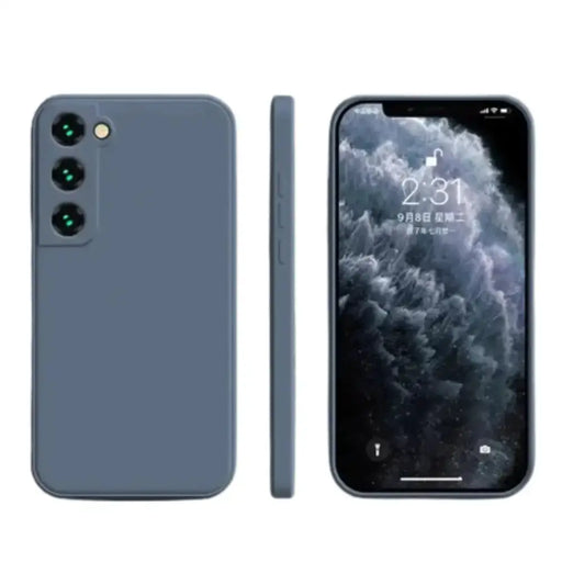 Premium Silicone Case for Samsung Galaxy A & S Series (Gray) by Habicare