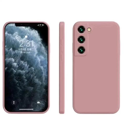 Premium Silicone Case for Samsung Galaxy A & S Series (Pink) by Habicare