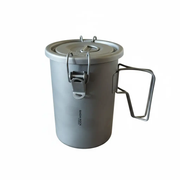 Snow Rock Titanium Couples Mountaineering Cook System - Ultralight Pure Titanium | Camping Cookware by Mead's Supply & Equipment Outfitters limited