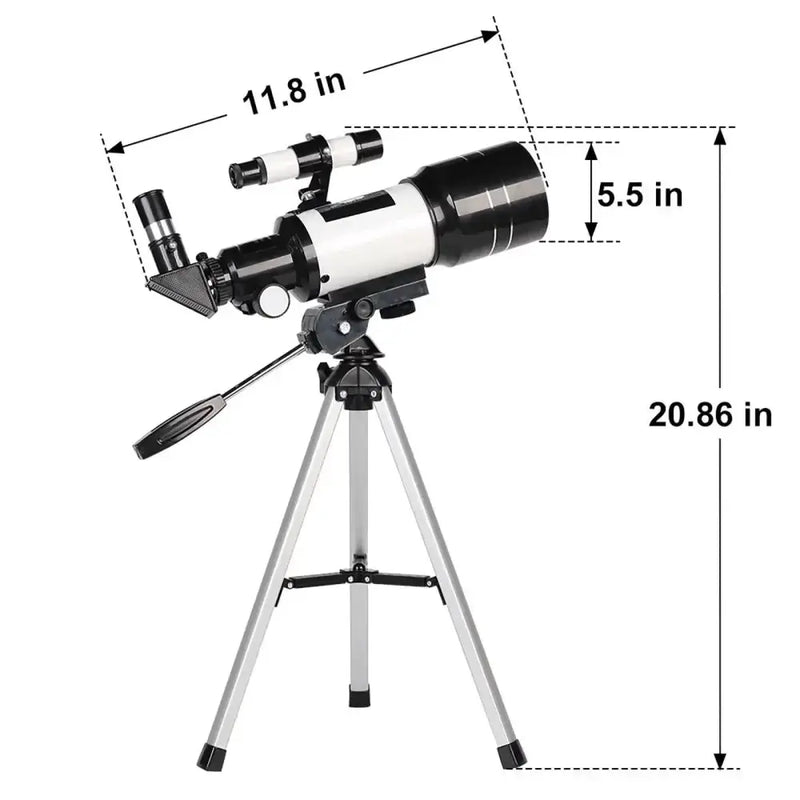Professional Astronomical Telescope – 150x Zoom with HD Night Vision by Habicare