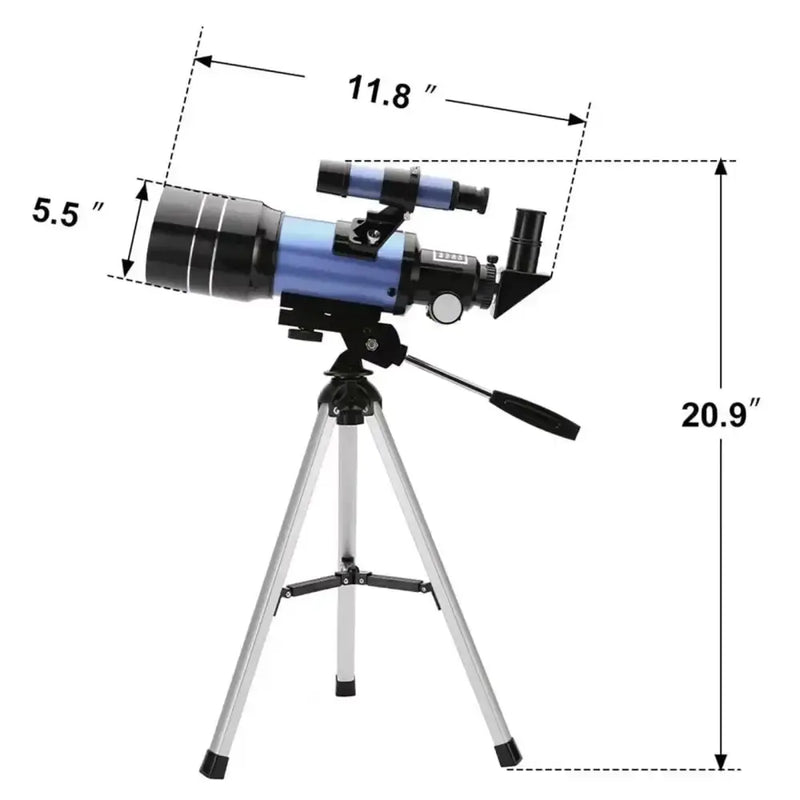 Professional Astronomical Telescope – 150x Zoom with HD Night Vision by Habicare