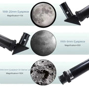 Professional Astronomical Telescope – 150x Zoom with HD Night Vision by Habicare