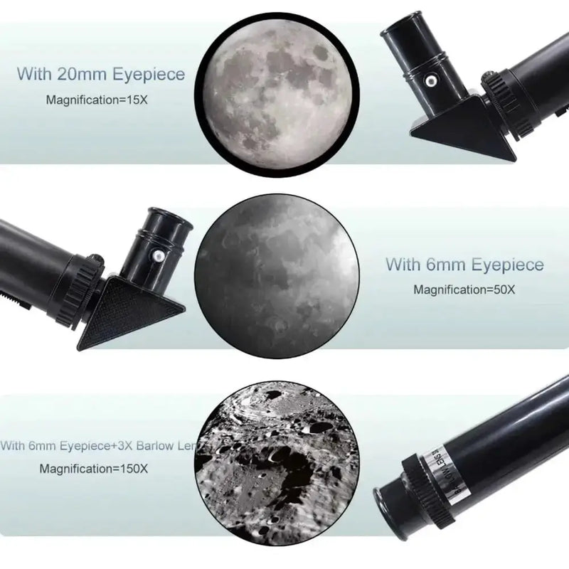 Professional Astronomical Telescope – 150x Zoom with HD Night Vision by Habicare