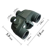 Professional Binoculars – Waterproof with Rangefinder & Compass (10x50) by Habicare