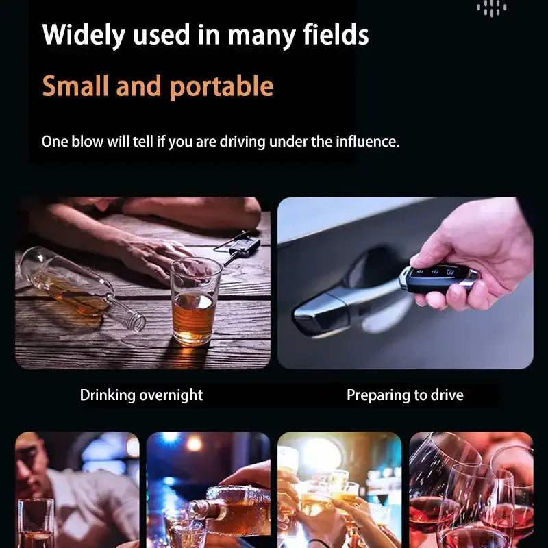 Professional Digital Alcohol Tester – Breathalyzer by Habicare