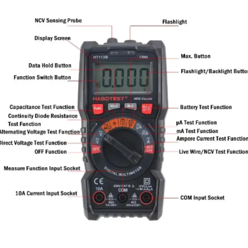 Professional Digital Multimeter by Habicare