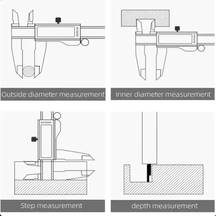 Professional Digital Pachometer & Vernier Caliper (different models available) by Habicare