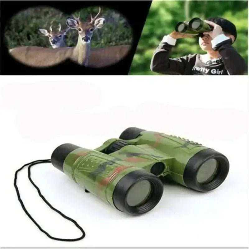 China China Green Professional Kids Binocular Telescope Children Educational Learning Telescope Bird Watching Folding Optics Telescope