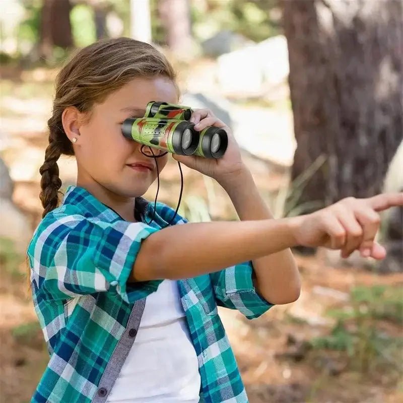 China China Green Professional Kids Binocular Telescope Children Educational Learning Telescope Bird Watching Folding Optics Telescope