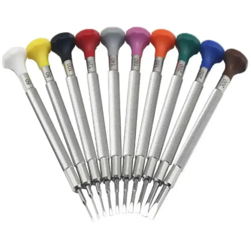 Professional Steel Screwdriver Pack for Electronic Repairs (10pcs) by Habicare