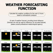 Professional Wireless Weather Station with Wind & Rain Sensors by Habicare