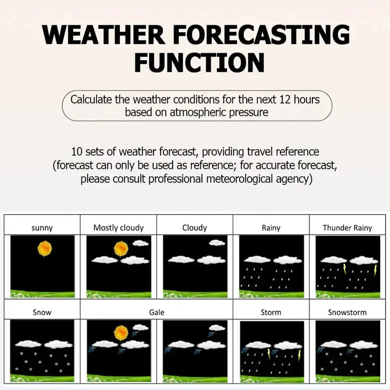 Professional Wireless Weather Station with Wind & Rain Sensors by Habicare
